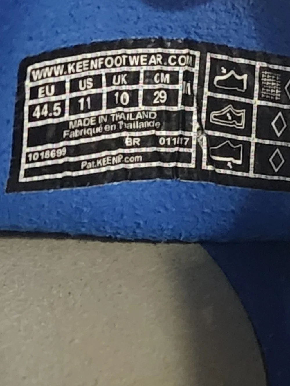 KEEN Men's Blue Woven Sandal - Comfortable Outdoor Slip-On